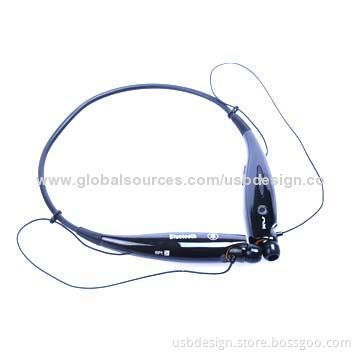 Neck hanging Bluetooth sports headphones